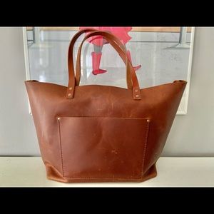 Oversized Portland Learher Goods Honey Tote